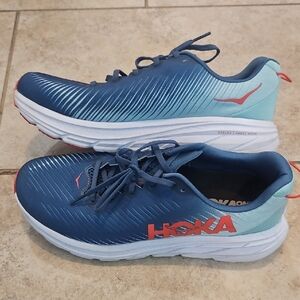 Hoka Mens 10.5 D Rincon 3 Sneakers with Cushioned Midsole